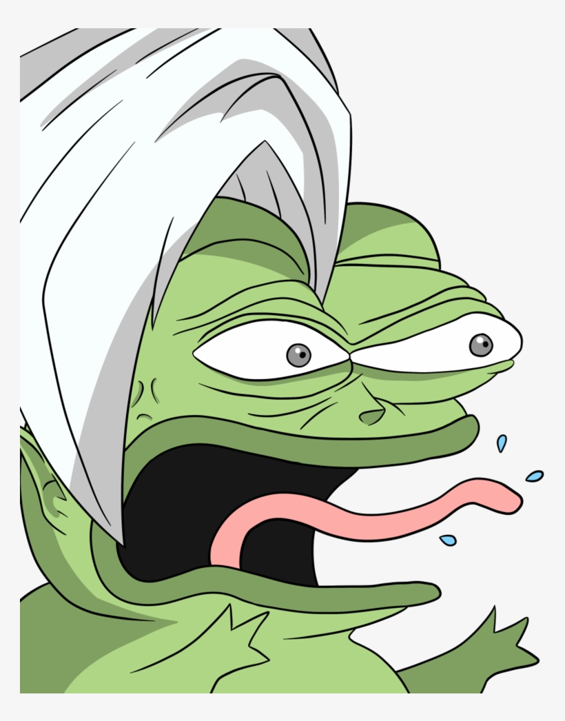 Zamasu Reeeee By Cowctus On Deviantart - Pepe Clipart, transparent png download