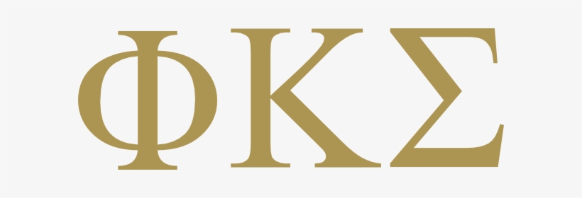 Gold Phi Kappa Sigma Clip Art - Greek Letters In Gold, transparent png download