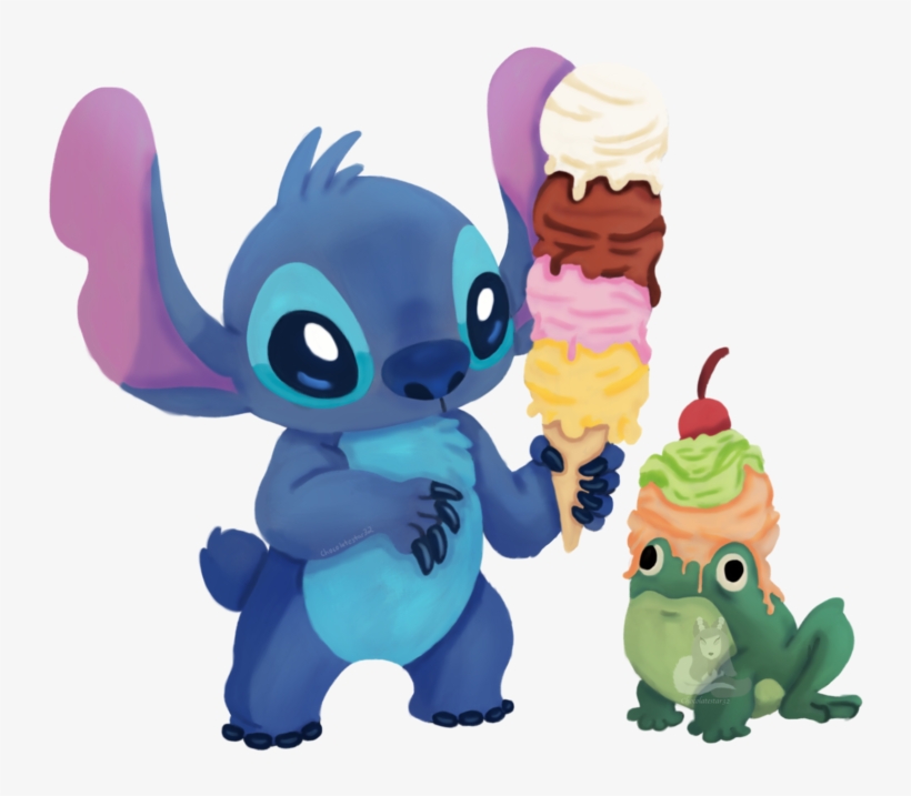 Tsaoshin Stitch - Stitch With Ice Cream, transparent png download