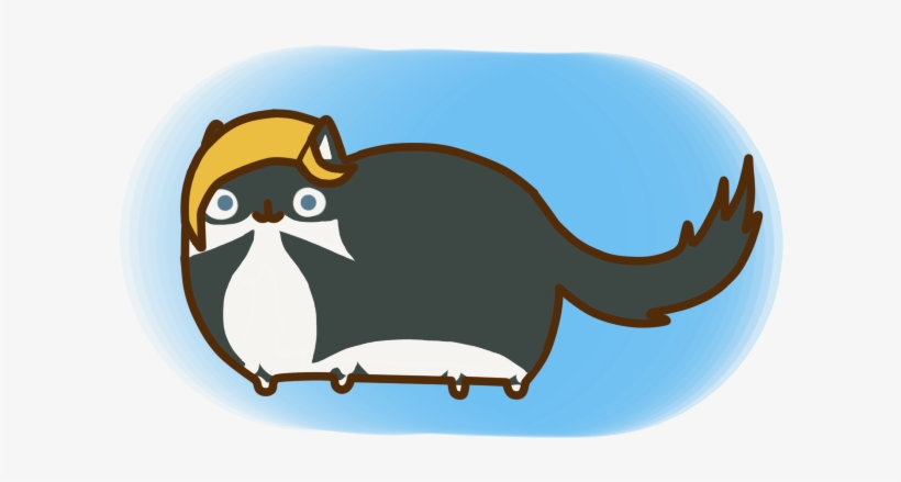 Samthemoose101 Pusheen Ych - Cartoon, transparent png download