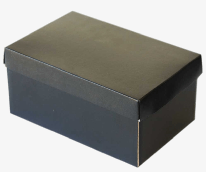 Black Shoe Box - Plain Black Shoe Box, transparent png download