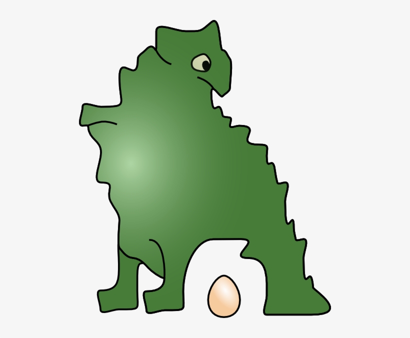 Free Vector Dinosaur Laid An Egg Clip Art - Clipart Dinosaur Laid An Egg, transparent png download