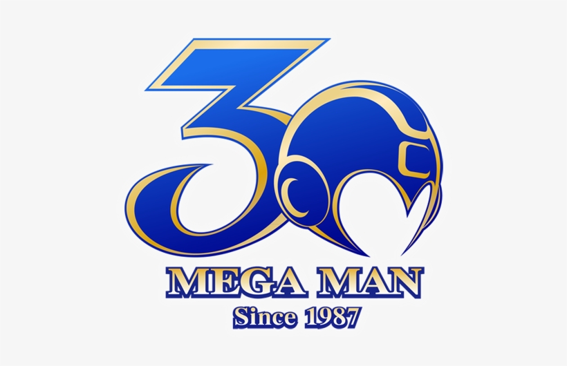 Mega Man 30th Anniversary Png, transparent png download
