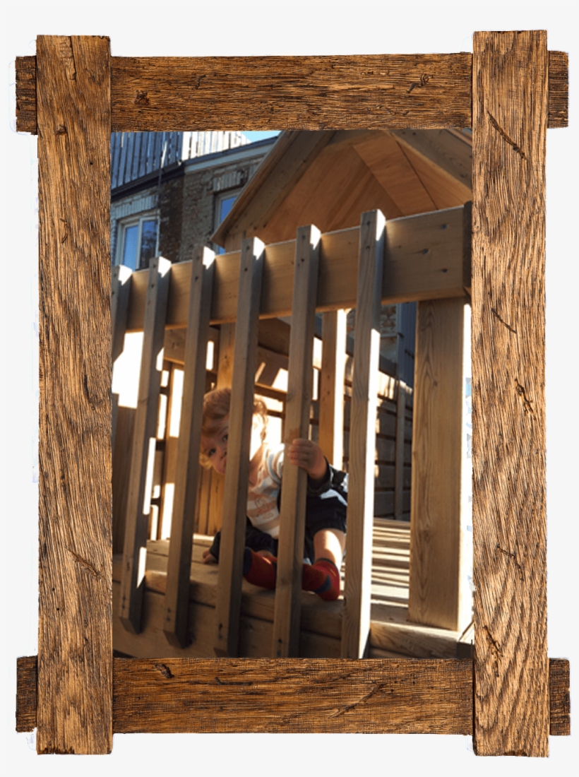 Wood Frame With Cliff - Plank, transparent png download