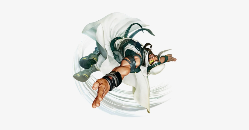 Animated Video Games Muscle Wikia - Rashid Street Fighter, transparent png download