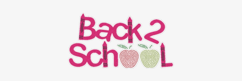 Back 2 School With Fabric & Rhinestud - Fruit, transparent png download