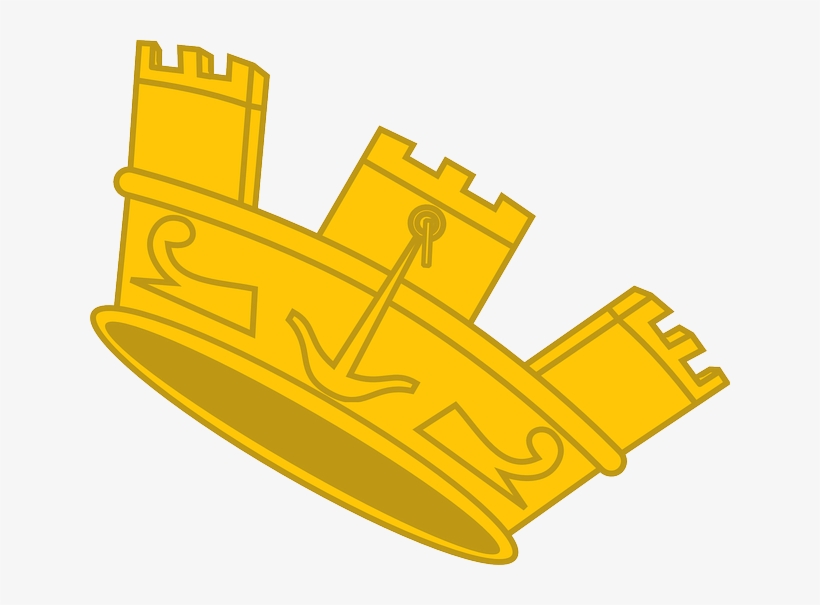 Rich, Gold, Crown, Royal - Crown Clipart Tilted, transparent png download