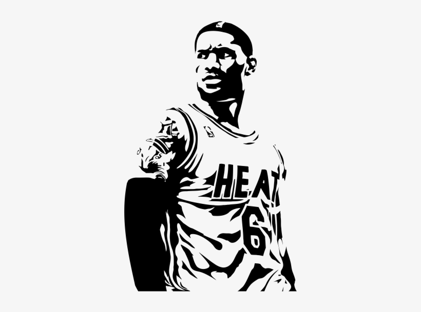 Vinilo Decorativo Lebron James, transparent png download