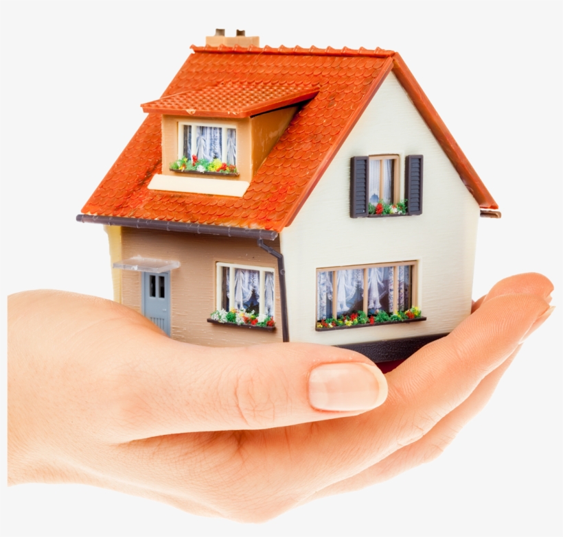 Hand Holding A House - Electrical Maintenance, transparent png download