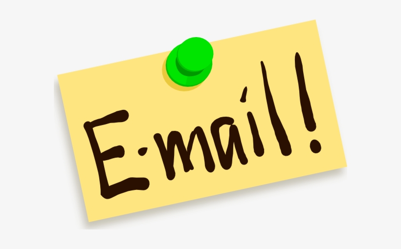 Email Written On A Post-it Note - Email Clip Art, transparent png download