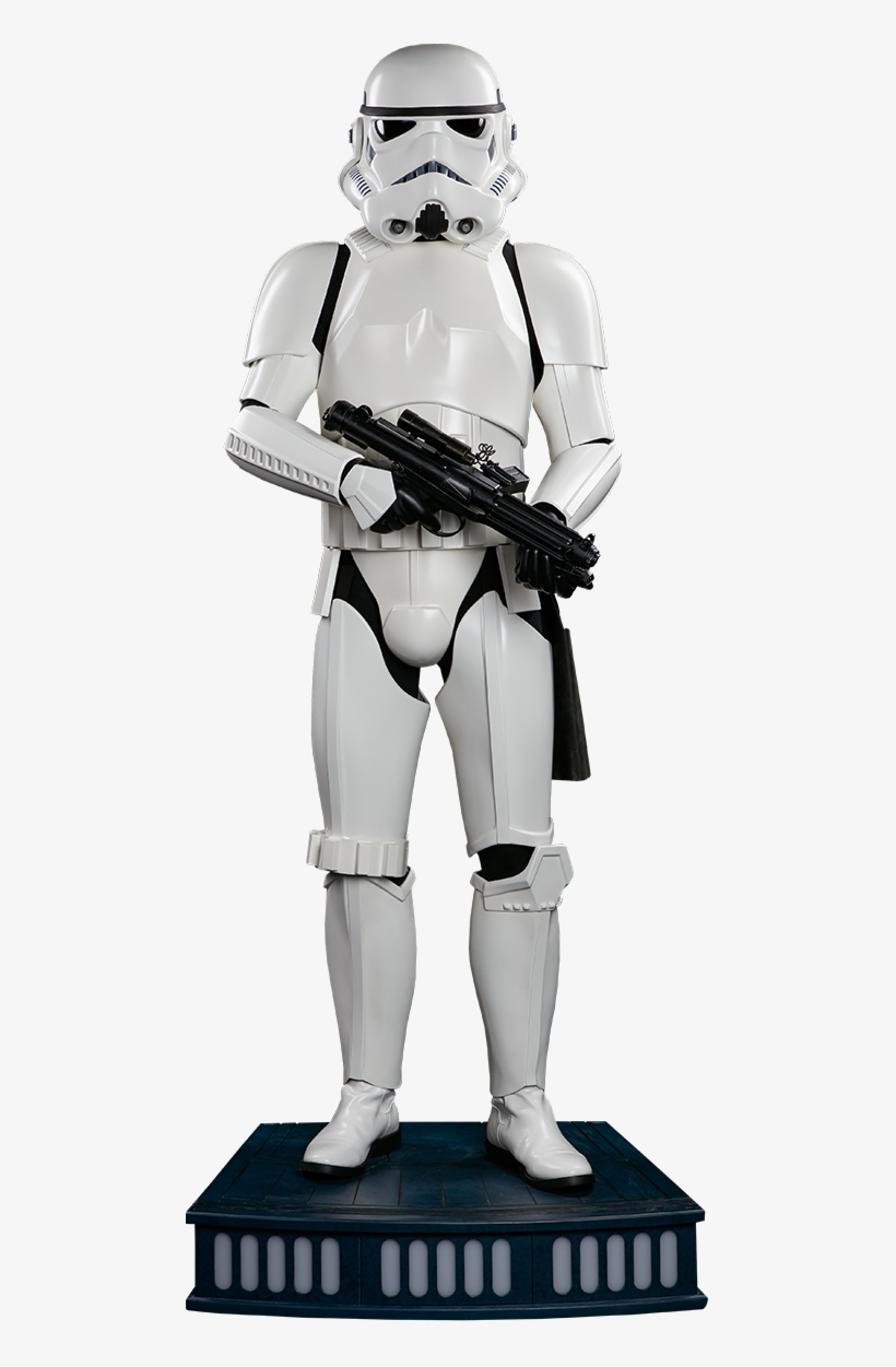 Stormtrooper Life-size Figure - Star Wars Giant Size Storm Trooper Figure, transparent png download