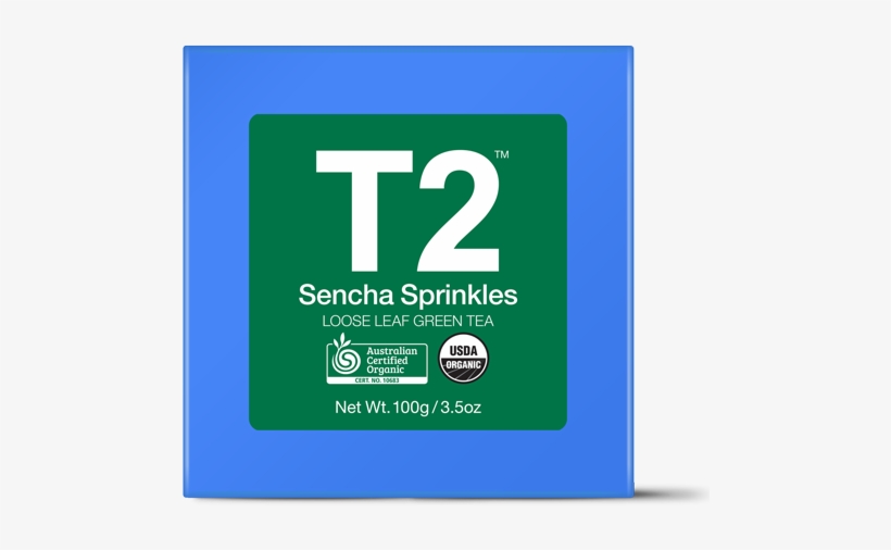 Organic Sencha Sprinkles Loose Leaf Gift Cube - T2 Tea, transparent png download