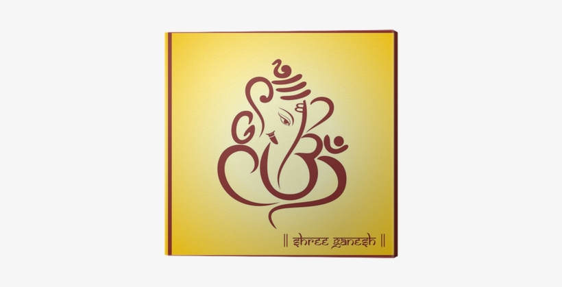 Ganesha, Hindu Wedding Card, Royal Rajasthan, India - Ganesha Image Hd Vector Png, transparent png download