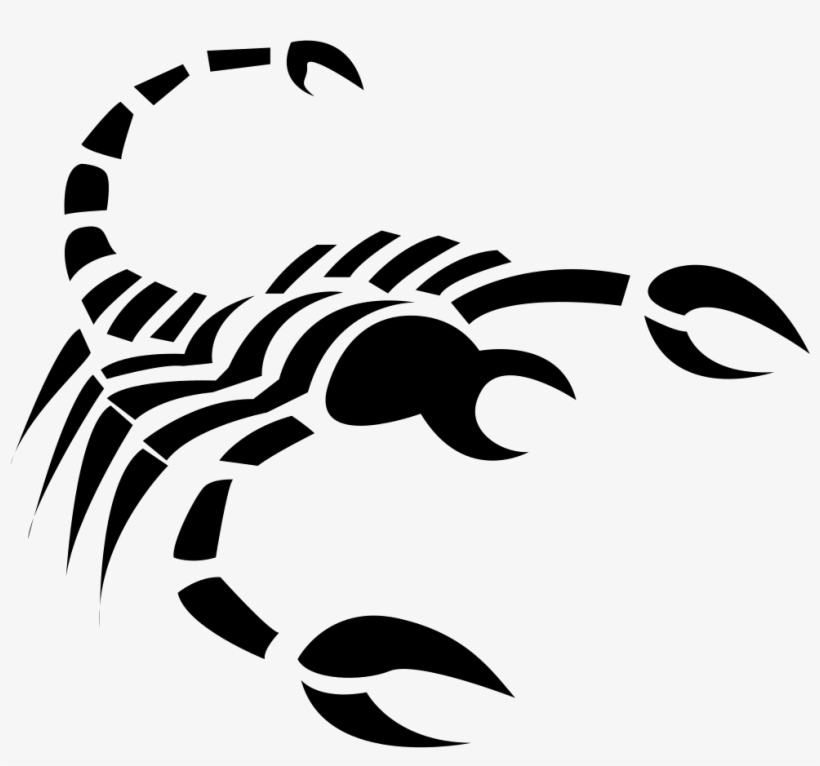 Image Black And White Download Scorpio Clipart Free - Scorpio Icon Png, transparent png download