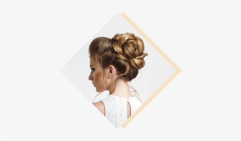 Beautiful Girl With Elegant Hairstyle - Acconciatura Sposa Elegante, transparent png download