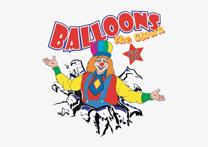 Balloons The Clown - Soccer Ball Burst Round Ornament, transparent png download