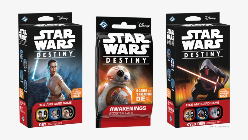 Fantasy Flight Games Star Wars Destiny Announcement - Star Wars Destiny Starter Set, transparent png download