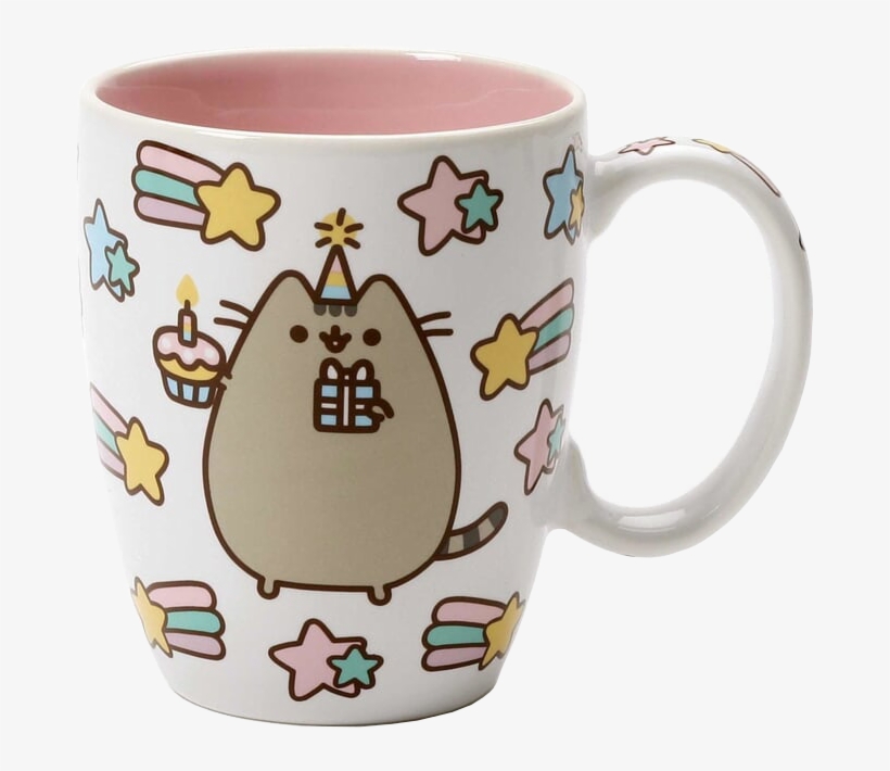 Pusheen Celebrate Mug - Pusheen Mug, transparent png download