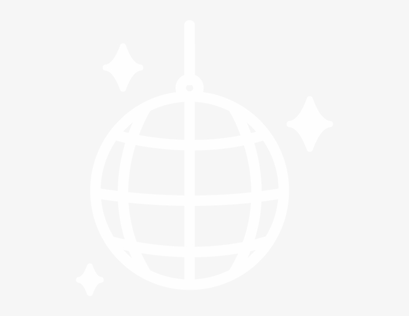 Icon - White Disco Ball Icon, transparent png download