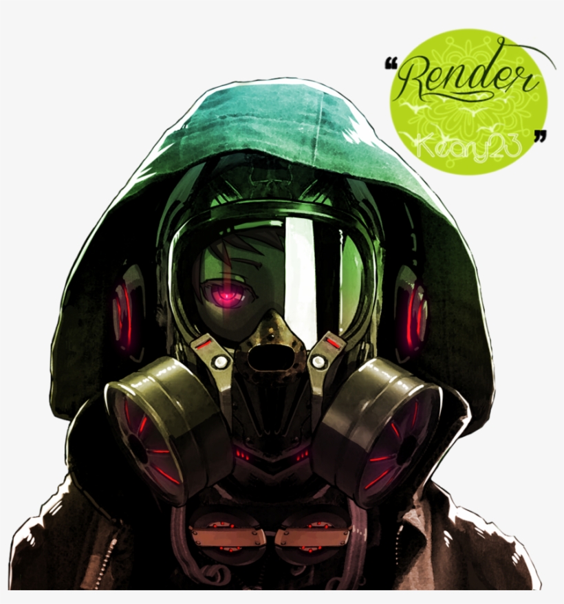 Png Black And White Download Gasmask Drawing Guy - Guida Al Pentesting Con Parrot Security Os, transparent png download