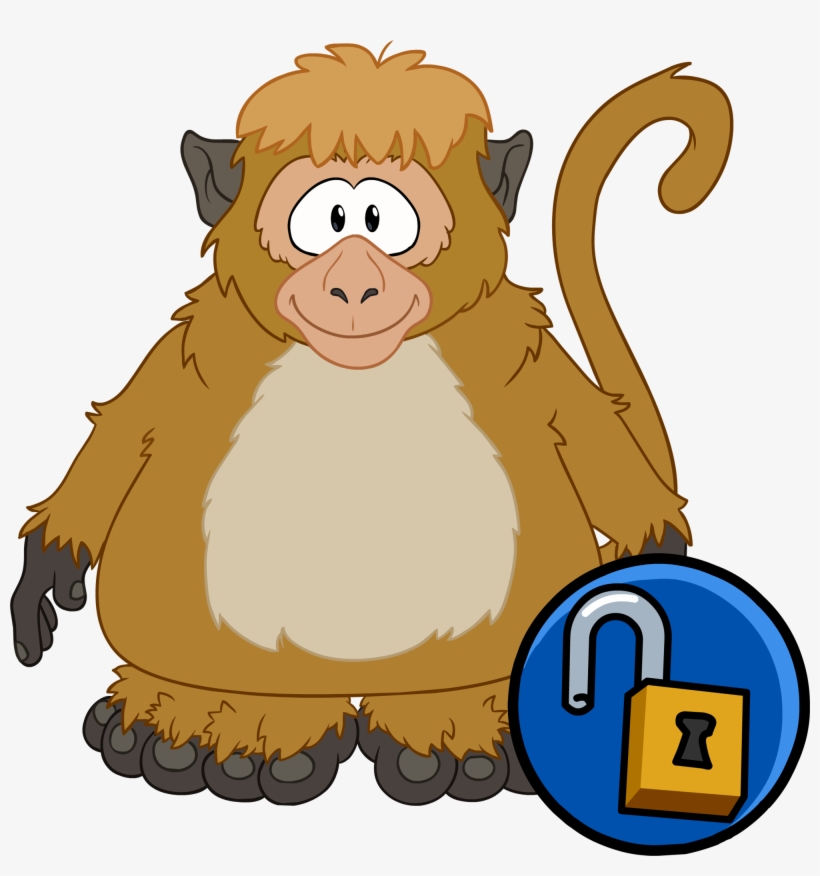 Monkey Costume Icon - Club Penguin Monkey Costume, transparent png download