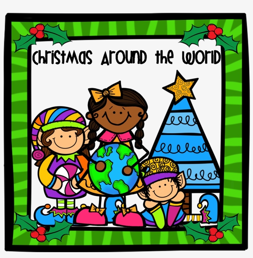 Christmas Around The World Clipart - Christmas World Clip Art, transparent png download