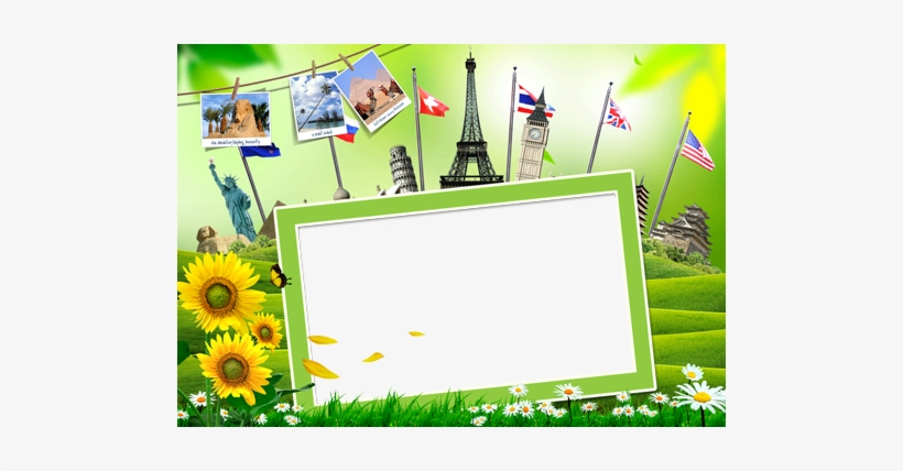 All Around The World - Around The World Photo Frame, transparent png download