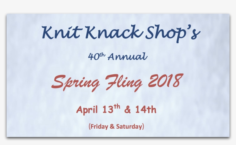 Knick Knack Shop's Spring Fling - Electric Blue, transparent png download