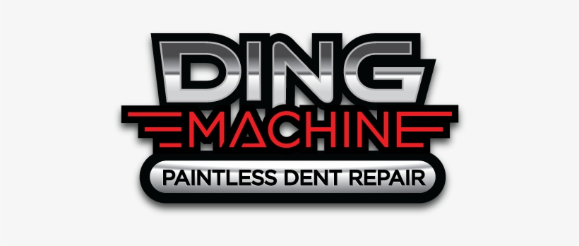 Dingmachine Logoartfinal W Drop Shadow - Ding Machine Dent Repair, transparent png download