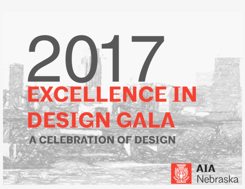 2017 Aia Nebraska Excellence In Design Awards - Black-and-white, transparent png download