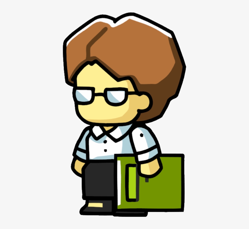 Librarian Female - Scribblenauts Librarian, transparent png download