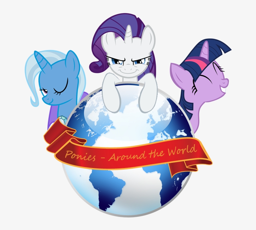 Ponies Around The World - Ponies In The World, transparent png download