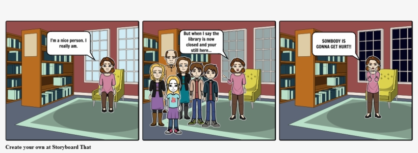 The Mean Librarian - Library, transparent png download