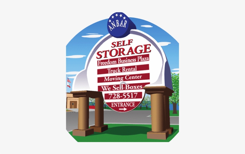 Anbar Self Storage & U-haul - Anbar Self Storage Moving Center, transparent png download
