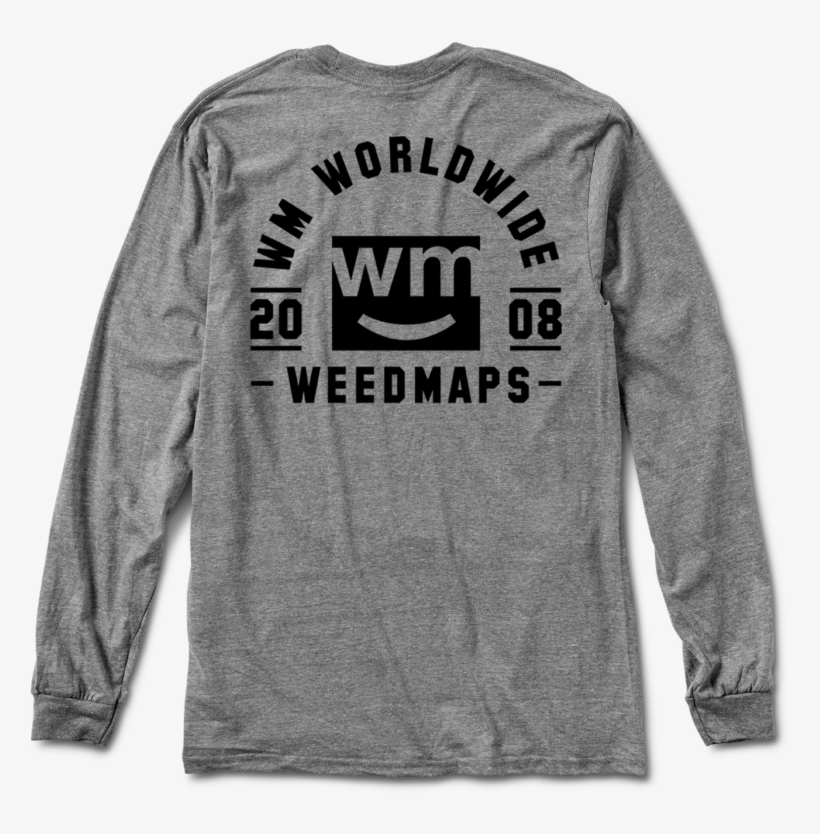 Men's Worldwide Long Sleeve - Sweatshirt, transparent png download