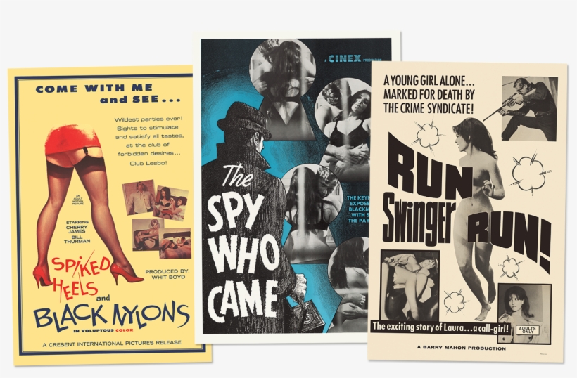Movie Posters From The Glory Days Of Grind House - Spiked Heels And Black Nylons Movie Poster Masterprint, transparent png download
