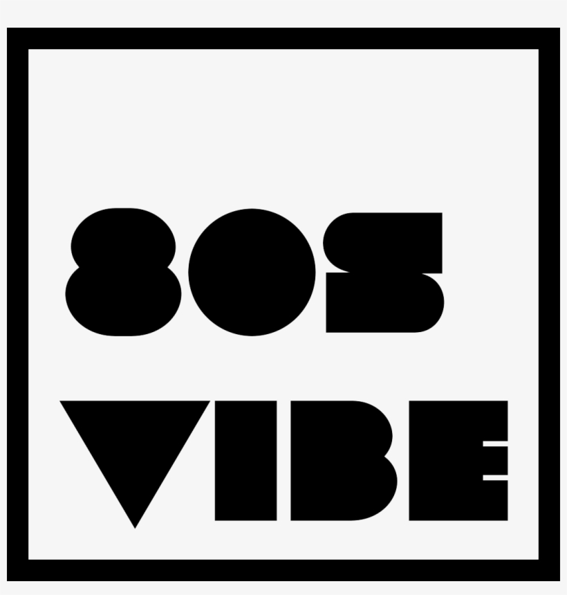 80s Vibe White Square 80s Vibe Club - 1980s, transparent png download