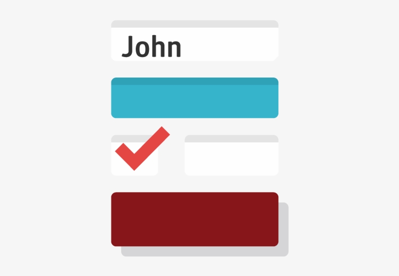 Picture That Represents A Created Form, A Form Template - Icon, transparent png download