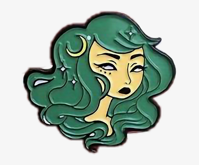Vaporwave Clipart Green - Enamel Pin 1.5, transparent png download
