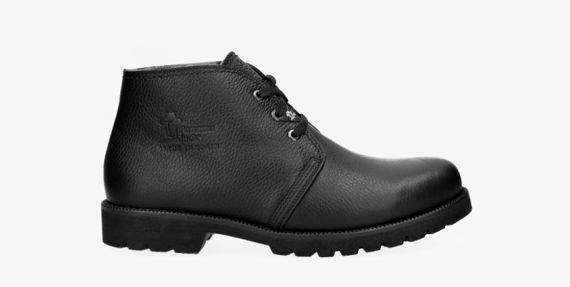 Black Leather Ankle Boot With A Lining Of Natural Fur - Chelsea Boot, transparent png download