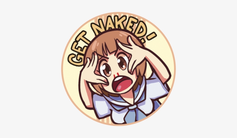 00 Ira Gamagoori Button - Mako Mankanshoku, transparent png download