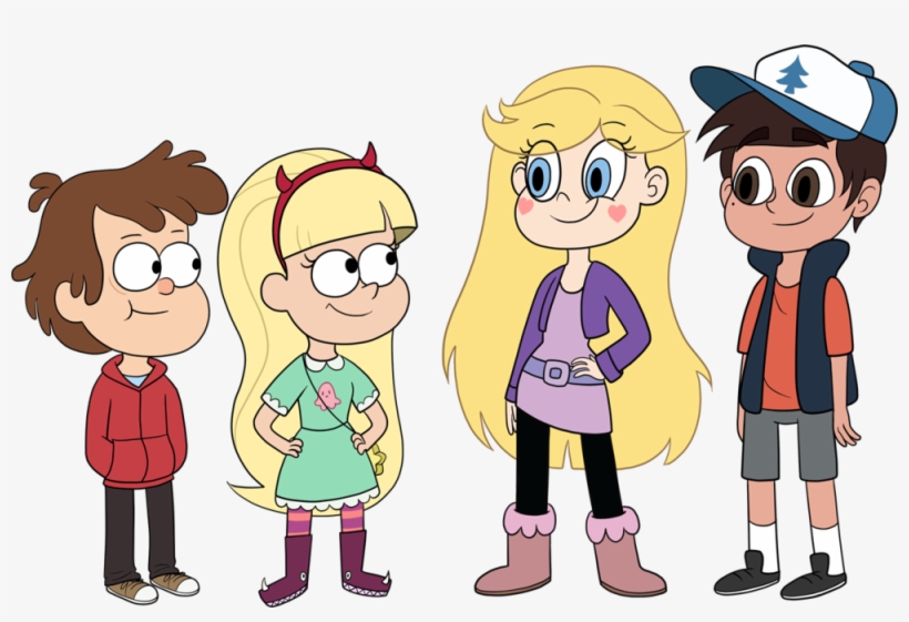 The Foe On Twitter - Gravity Falls And Star Vs The Forces, transparent png download