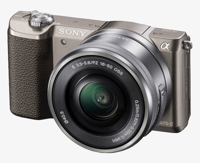 Sony Alpha 5100 Με Φακό 16 50mm - Sony Alpha 5100, transparent png download