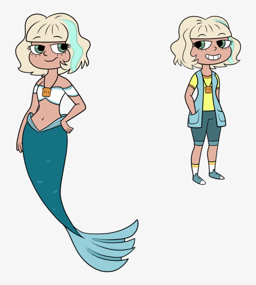 Jackie As A Mermaid - Sirena Star Vs Las Fuerzas Del Mal Jackie, transparent png download