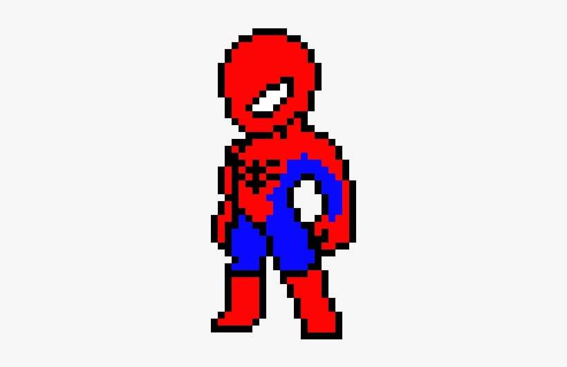 Spooderman - Pixel Art Spiderman, transparent png download