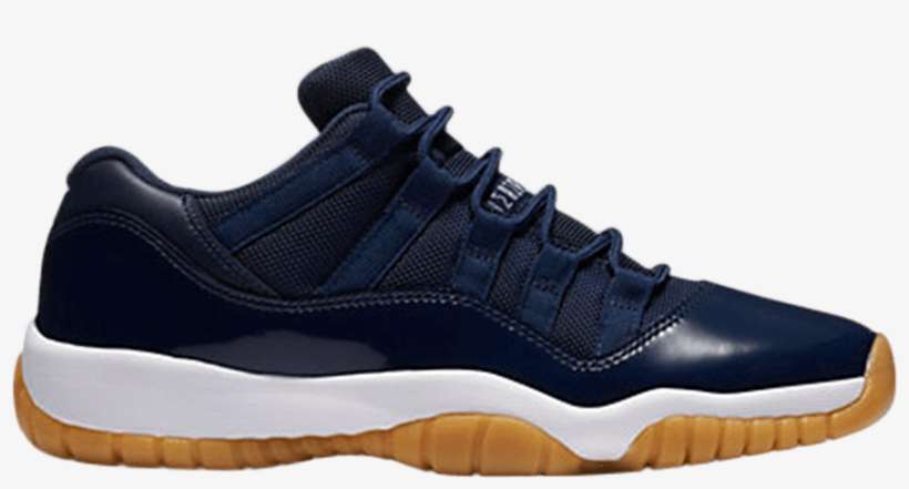 Air Jordan 11 Gs Retro Low 'navy Gum' - Air Jordan, transparent png download