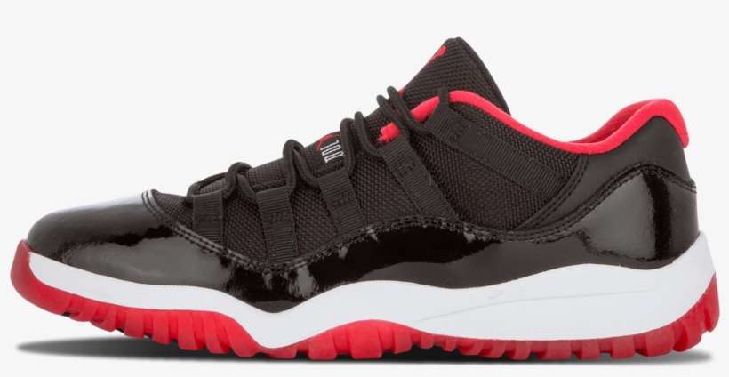 Jordan 11 Retro Low Bp "bred" - Jordan 11 Retro Low Bp "bred" - 505835 012, transparent png download