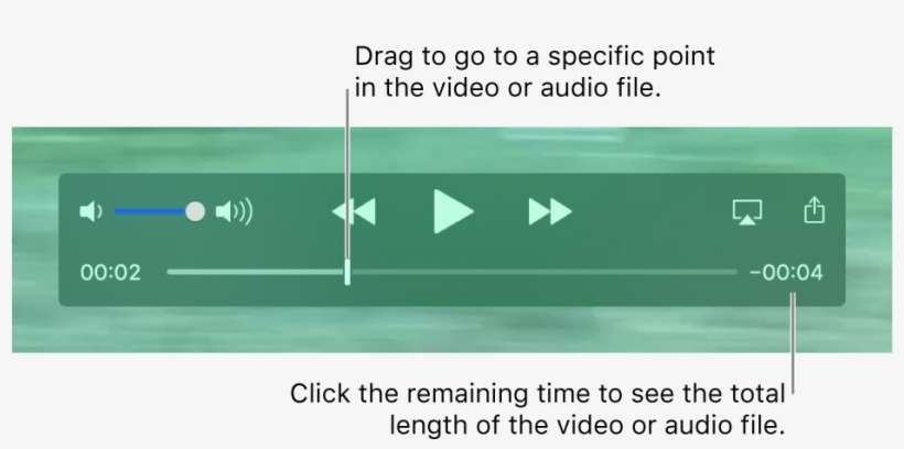 The Quicktime Player Playback Controls - Anda, transparent png download