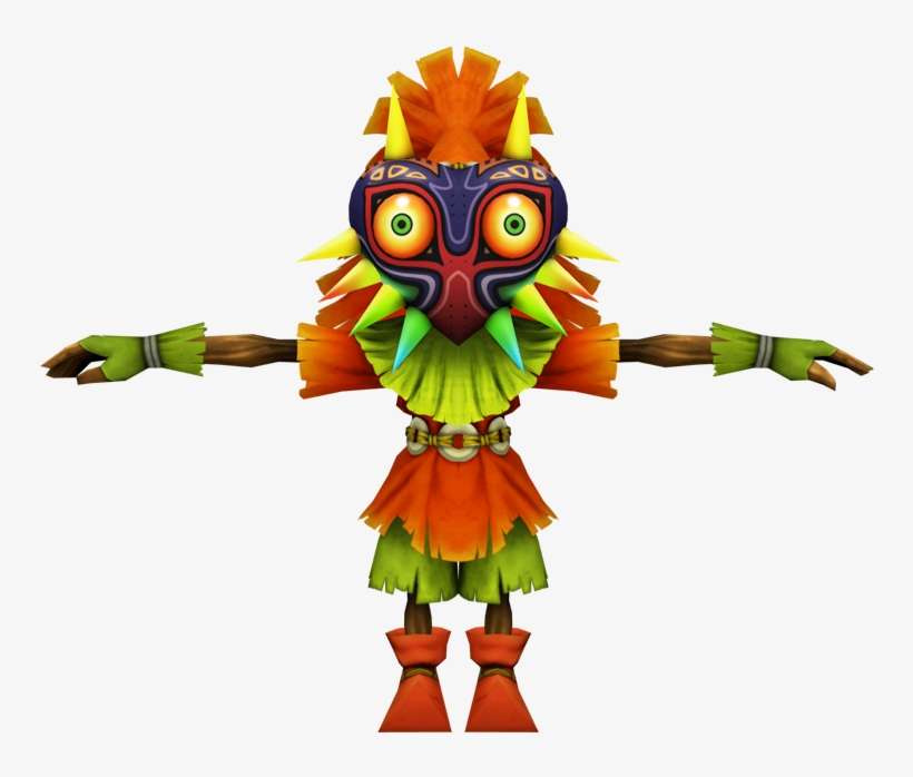 Download Zip Archive - Skull Kid Mmd, transparent png download