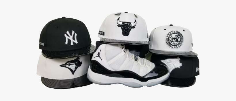 Jordan 11 White Black Concord - Logos And Uniforms Of The New York Yankees, transparent png download